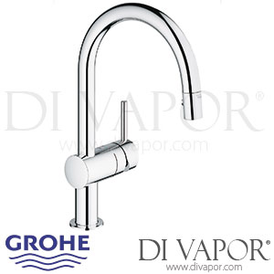 Grohe Minta Single-Lever Sink Mixer (1/2 Inch) - 2005 to 2015 - Spare Parts 32321000 GEN1